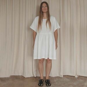 Gillian Stevens Aya Dress in Salt